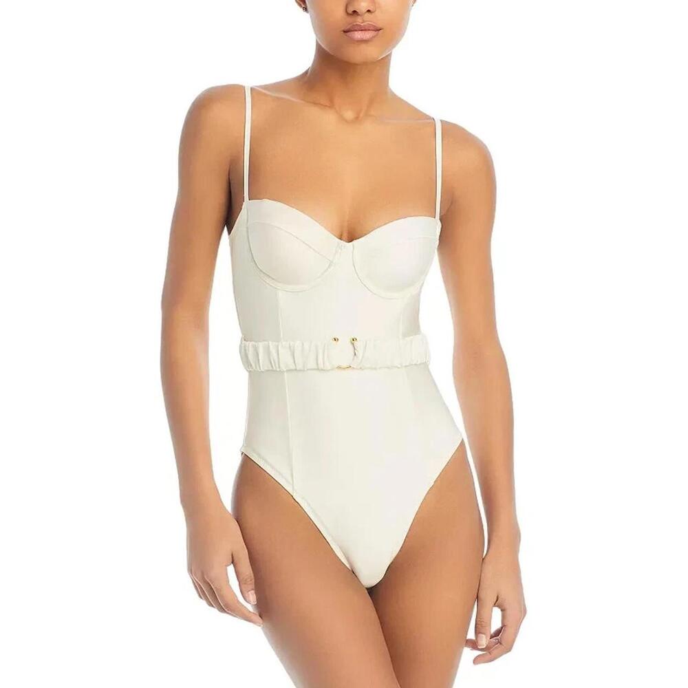 Solid & Striped The Spencer One-Piece swimsuit ivory